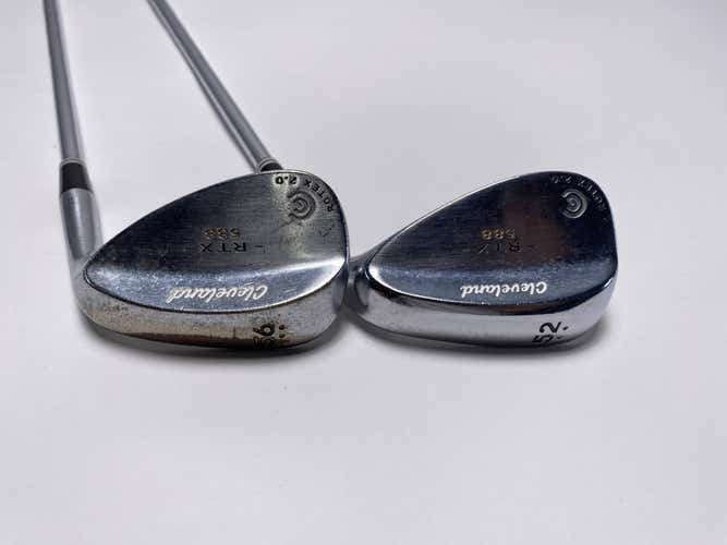 Cleveland 588 RTX 2.0 Tour Satin Wedge Set 52* 56* True Temper DG Wedge Mens RH