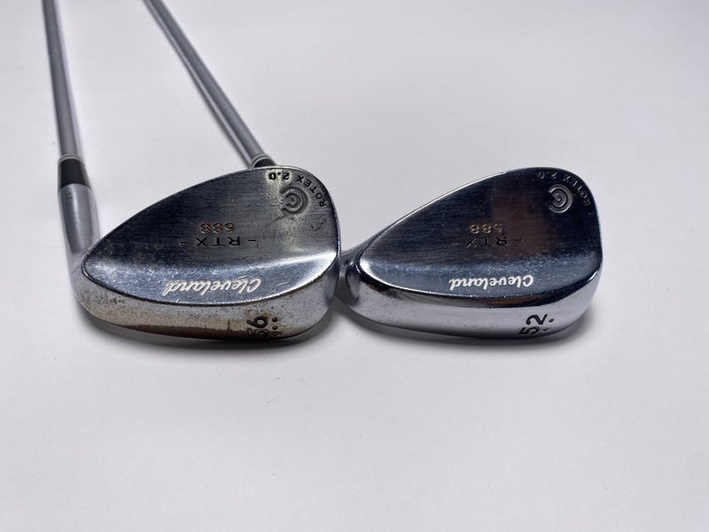 Cleveland 588 RTX 2.0 Tour Satin Wedge Set 52* 56* True Temper DG Wedge Mens RH