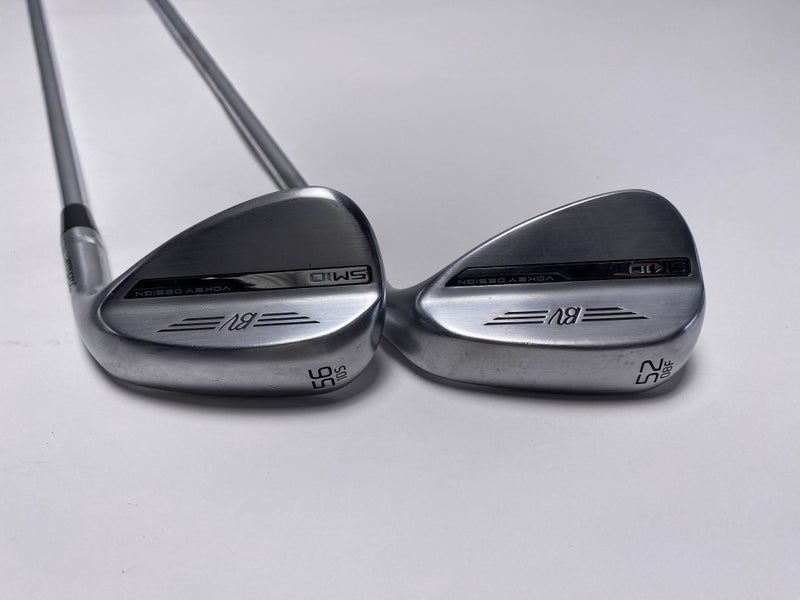 Titleist Vokey SM10 Tour Chrome Wedge Set 52* 8 56* 10 Wedge Steel Mens RH