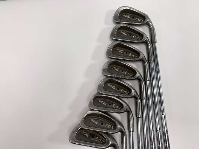 Ping Eye 2 + Iron Set 3-PW Black Dot KT-Shaft Regular Steel Mens RH