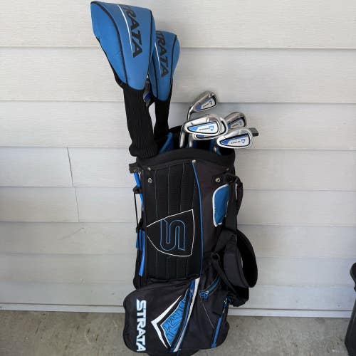 READ Callaway Strata Golf Set Driver Wood Hybrid 6-PW Putter Left Handed