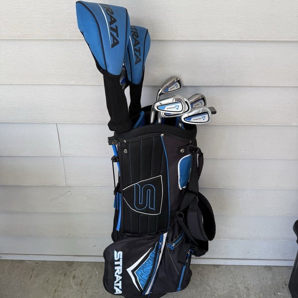 READ Callaway Strata Golf Set Driver Wood Hybrid 6-PW Putter Left Handed