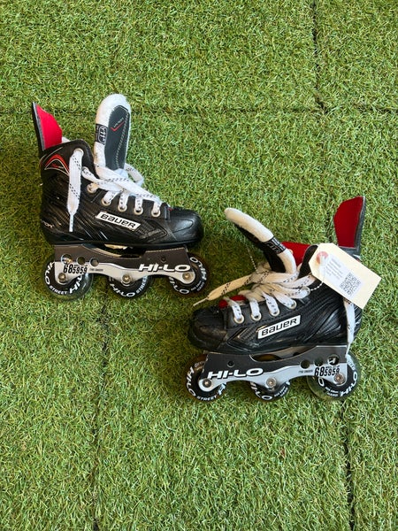Youth Bauer Vapor XR300 Inline Skates Regular Width Size 11.0 (Used)