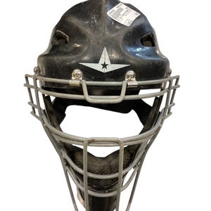 Used All Star BLACK CATCHERS HELMET Catchers Helmet w/Mask Black LG 11884-S000049940