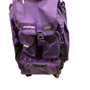 Used Easton PURPLE WHEELED BAG BB/SB Team Wheeled Bag Purple 11884-S000049919