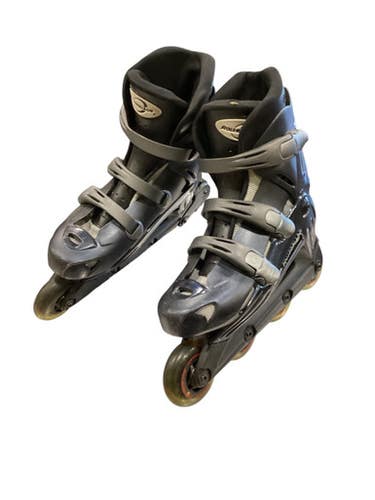 Used Rollerblade TRIAXW Senior Rec Fitness Skates Black Senior 8 11884-S000049898