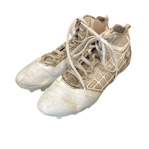 Used Under Armour Adult FB Cleats White Senior 9 11884-S000049891