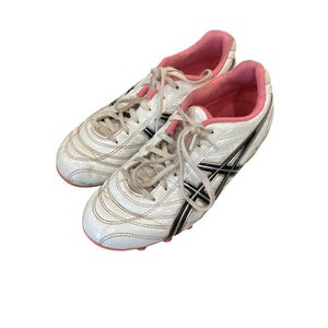 Used Asics Soccer Cleats White Junior 04 11884-S000049888
