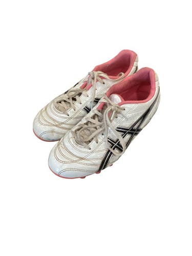 Used Asics Soccer Cleats White Junior 04 11884-S000049888
