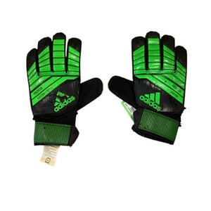 Used Adidas PREDATOR GOALIE GLOVES Soccer Goalie Gloves Green 7 11884-S000049887