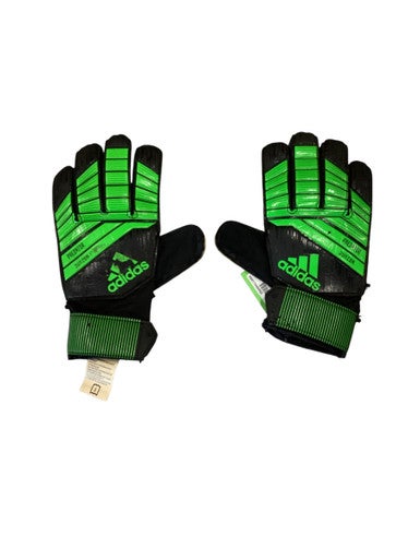 Used Adidas PREDATOR GOALIE GLOVES Soccer Goalie Gloves Green 7 11884-S000049887