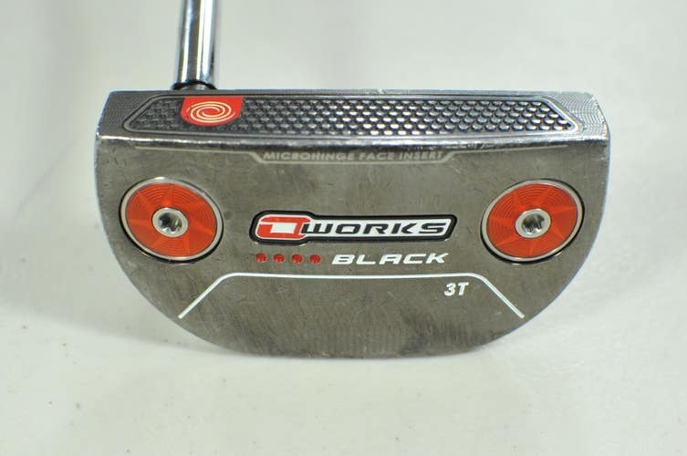 LEFT HANDED Odyssey O-Works #3T Black 35" Putter Steel #200626