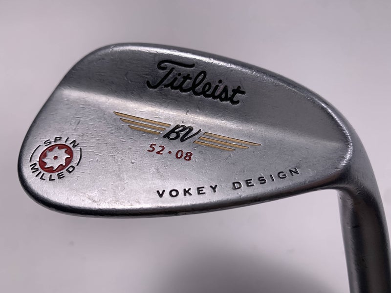 Titleist Vokey Spin Milled Chrome 2009 Gap Wedge GW 52* 8 DG Wedge RH