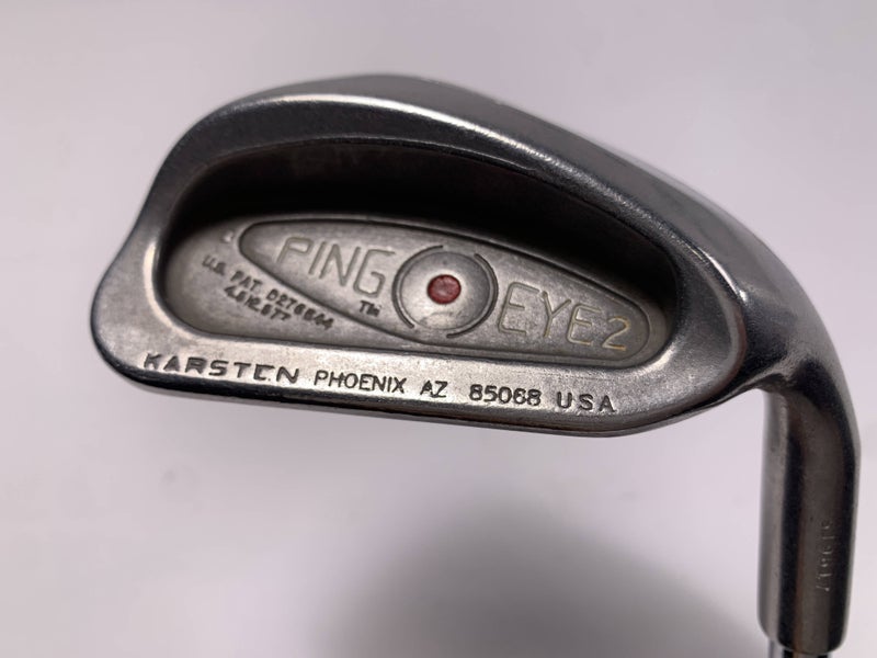 Ping Eye 2 Pitching Wedge PW Red Dot 1* Flat Karsten ZZ-Lite Stiff Steel Mens RH