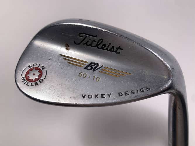 Titleist Vokey Spin Milled Chrome 2009 Lob Wedge LW 60* 10 Bounce Wedge RH