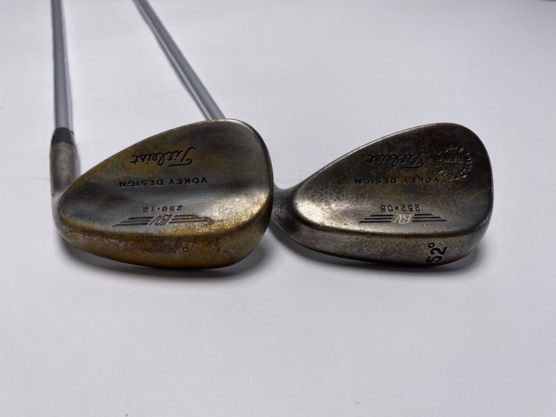 Titleist Vokey Spin Milled Wedge RAW Set 52* 8 56* 12 True Temper DG Mens RH