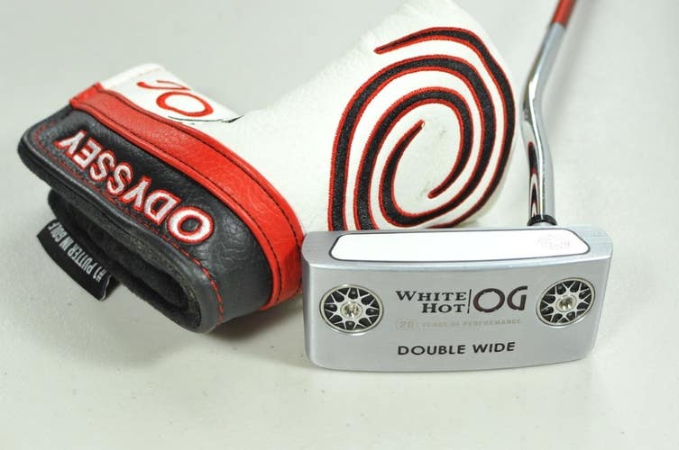 Odyssey White Hot OG Double Wide 2023 34" Putter RH Stroke Lab Steel # 200680