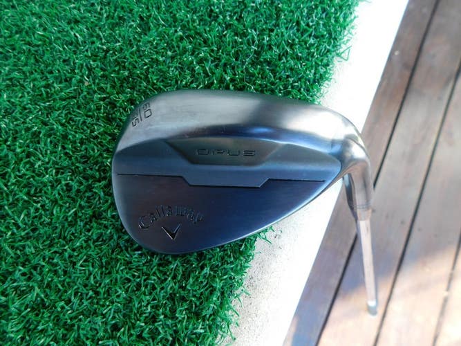 Callaway OPUS Black 60.10S Lob Wedge w/ True Temper DG Wedge Flex Shaft