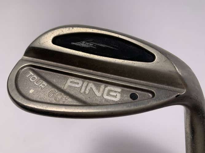 Ping Tour Black Nickel Lob Wedge LW 60* Black Dot Wedge Steel Mens RH