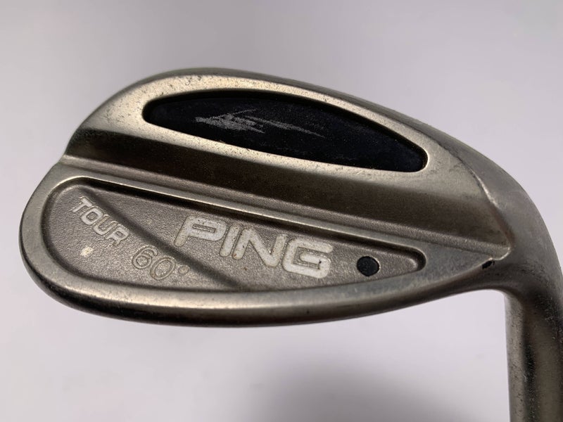 Ping Tour Black Nickel Lob Wedge LW 60* Black Dot Wedge Steel Mens RH