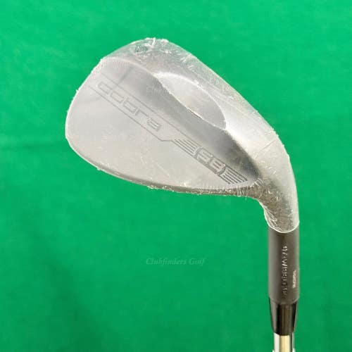 NEW Cobra SnakeBite Black WideLow 56-7 56 Sand Wedge KBS Hi-REV Steel Stiff