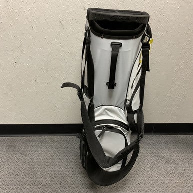 Used Taylormade Mens Stand Bag White And Black 11855-S000189009