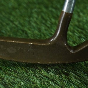VINTAGE ACUSHNET BULLS EYE LBU4P BLADE PUTTER 34" STEEL ORIGINAL GRIP RH / LH