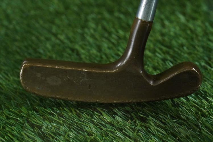 VINTAGE ACUSHNET BULLS EYE LBU4P BLADE PUTTER 34" STEEL ORIGINAL GRIP RH / LH