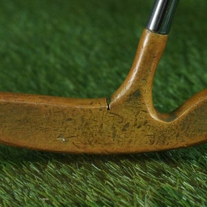VINTAGE ACUSHNET BULLS EYE ORIGINAL BLADE PUTTER 35.5" STEEL SHAFT RH / LH