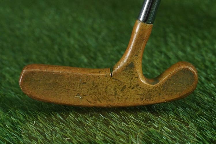 VINTAGE ACUSHNET BULLS EYE ORIGINAL BLADE PUTTER 35.5" STEEL SHAFT RH / LH