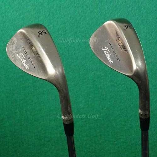 Titleist Vokey Design Black Nickel 54 Sand & 58 Lob Wedges SET OF 2 *READ*