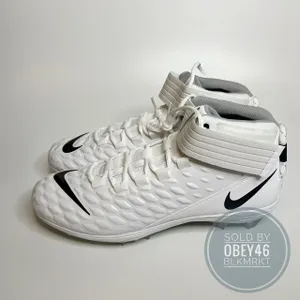 Nike Force Savage Pro 2 Mens Football Cleats White 10