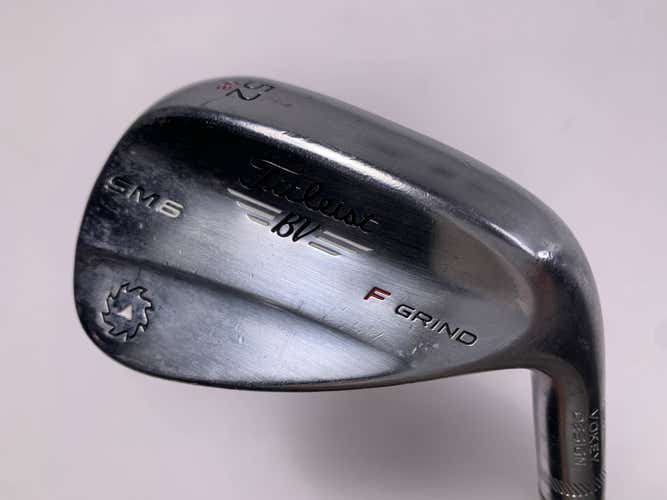 Titleist Vokey SM6 Tour Chrome Gap Wedge GW 52* 8 Bounce F-Grind Wedge RH