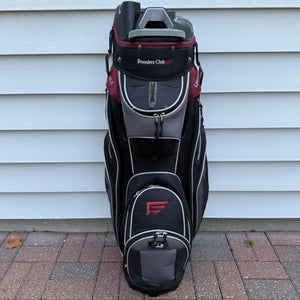 Founders Club 3rd Gen 14 Way Club Lock Golf Bag Gray Red White Black