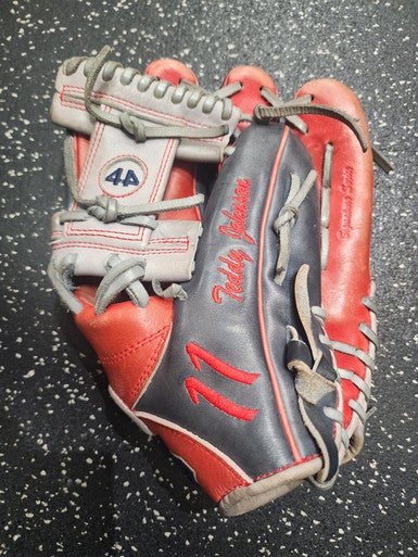 Used 44 BB/SB Glove RH Throw Royal/Red/Grey 11 3/4" 11849-S000030283