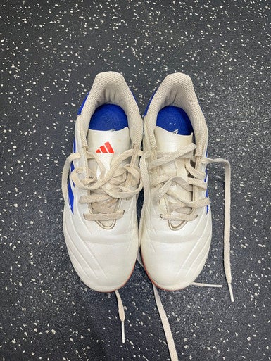 Used Adidas Soccer Cleats White Junior 01.5 11849-S000030292