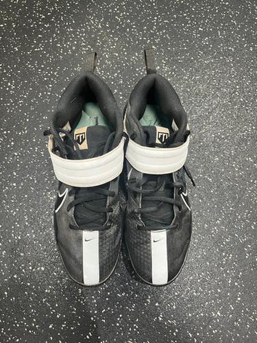 Used Nike TROUT BB/SB Cleats Black Senior 9.5 11849-S000030300