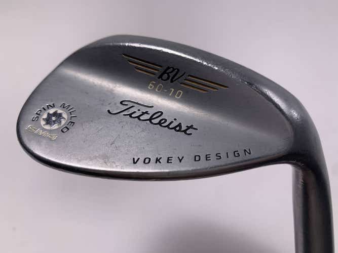 Titleist Vokey Spin Milled SM4 Chrome Lob Wedge LW 60* 10 Bounce Wedge RH
