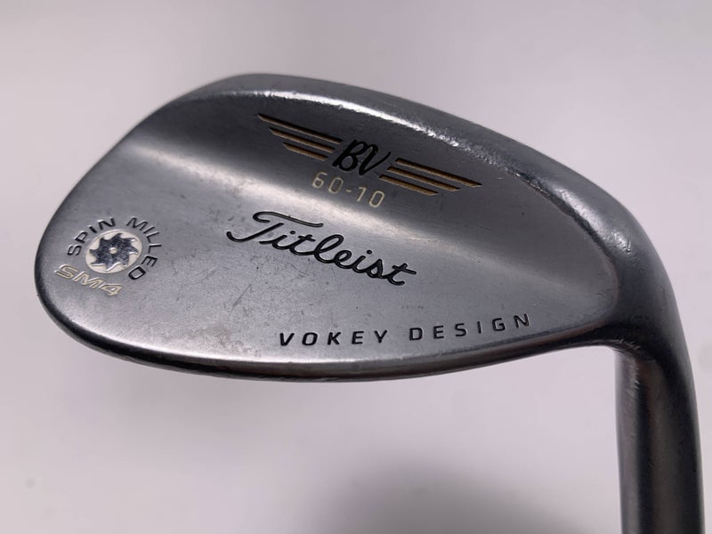 Titleist Vokey Spin Milled SM4 Chrome Lob Wedge LW 60* 10 Bounce Wedge RH