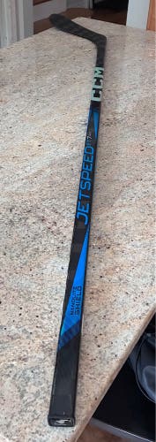 Senior CCM Jetspeed FT7 Pro Left Hand Hockey Stick P28 Pro Stock (Used)