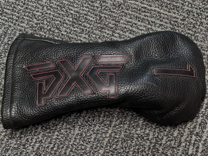 PXG Premium Leather Driver Headcover 1W Black/Red