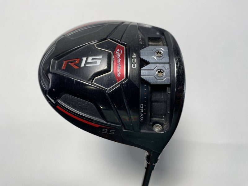 TaylorMade R15 Black Driver 9.5* Fujikura Atmos 5S Stiff Graphite Mens RH