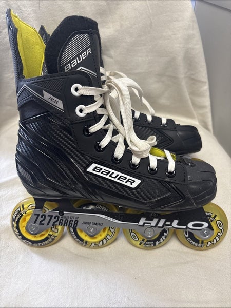 Junior Size 3 Bauer RS Hockey Style In-line Skates Roller Blades