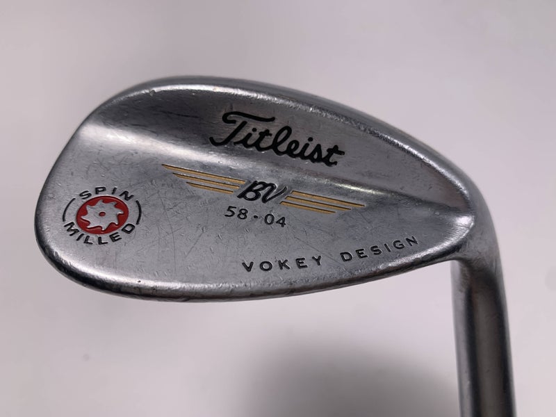 Titleist Vokey Spin Milled Chrome 2009 Lob Wedge LW 58* 4 Bounce Wedge RH