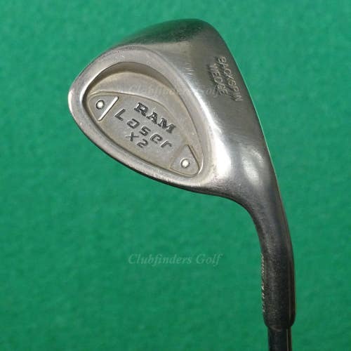 Ram Laser X2 Stainless Made In USA 60 Backspin Lob Wedge Stepped Steel *READ*