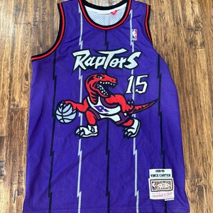 Purple Men's Medium Mitchell & Ness Jersey (New)