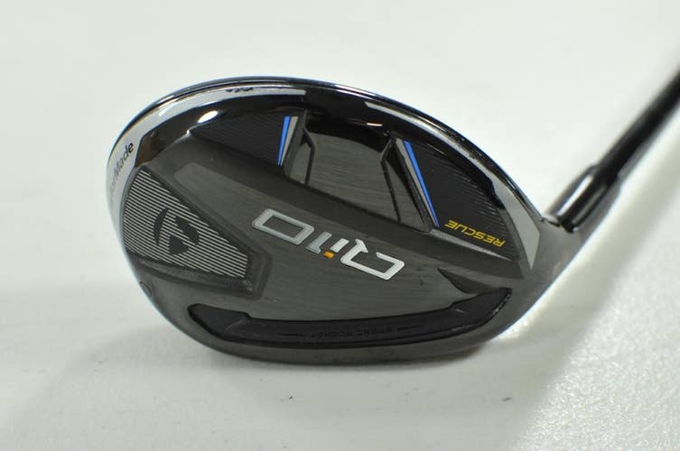 LEFT HANDED TaylorMade Qi10 Rescue 3-19* Hybrid Stiff Ventus TR Graphite #194660