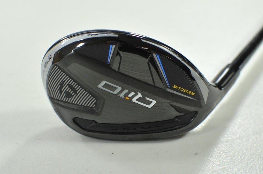 LEFT HANDED TaylorMade Qi10 Rescue 3-19* Hybrid Stiff Ventus TR Graphite #194660