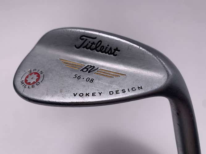 Titleist Vokey Spin Milled Chrome 2009 Sand Wedge SW 56* 8 Bounce Wedge RH
