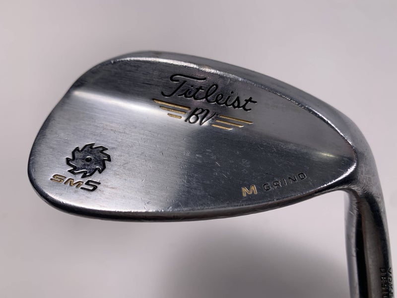Titleist Vokey SM5 Tour Chrome Lob Wedge LW 58* 8 Bounce M-Grind Wedge RH